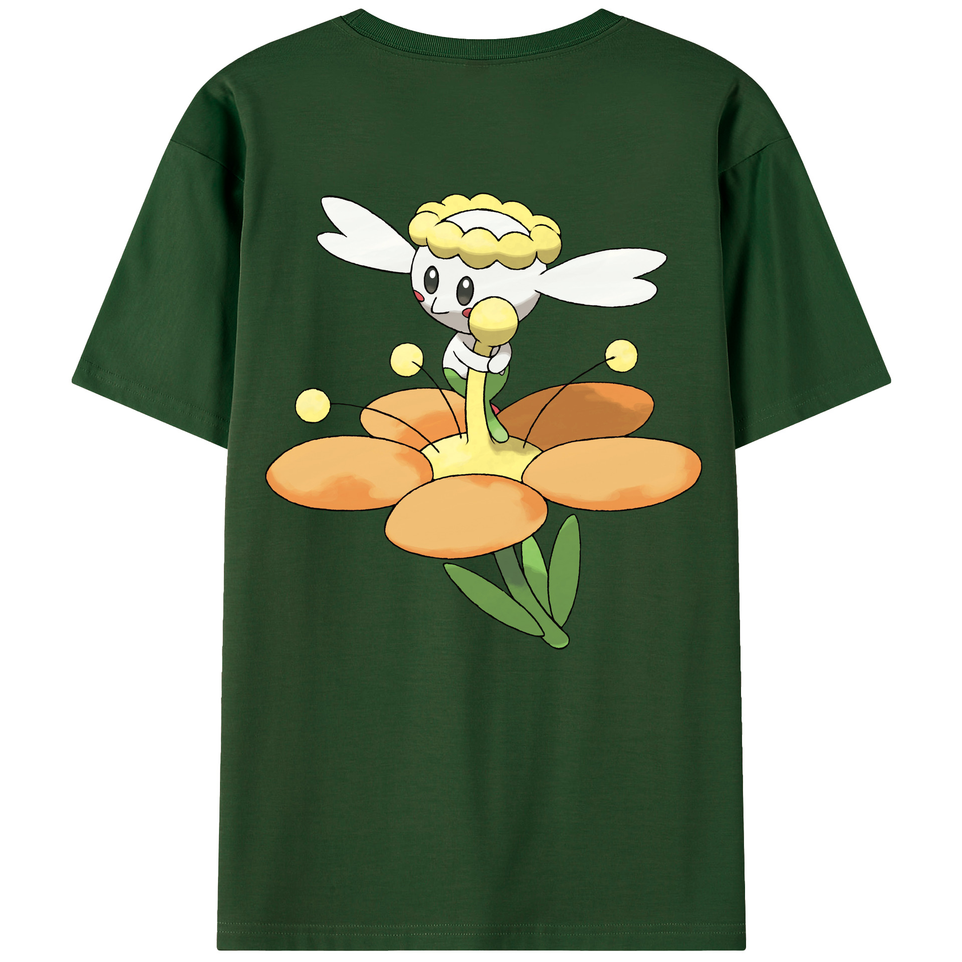 （画像用） ポケットモンスター Pokémon 綿100％半袖Tシャツ（背面プリント）